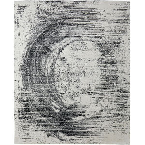Coda 8928F Black/White Area Rug