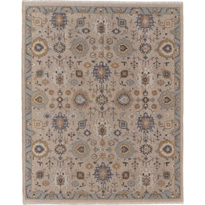 Corbitt 0613F Tan/Blue/Gold Area Rug