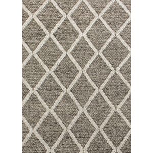 Cortico 6162 Dark Grey Diamonds Area Rug