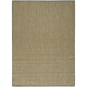 Courtyard COU01 Green Area Rug