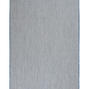 Courtyard COU01 Ivory Blue Area Rug