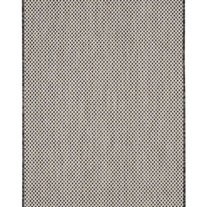 Courtyard COU01 Ivory Charcoal Area Rug