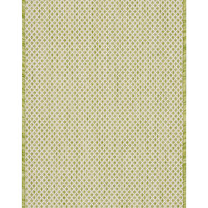 Courtyard COU01 Ivory Green Area Rug