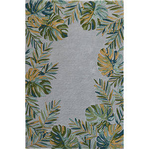 Cove Grey/Green Tropics Area Rug