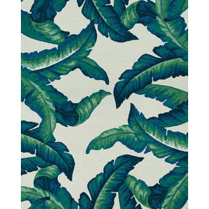 Covington Palm Leaves Green Area Rug