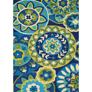 Covington Rip Tide Ocean/Green Area Rug