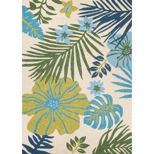 Covington Summer Laelia Ivory/Fern Area Rug