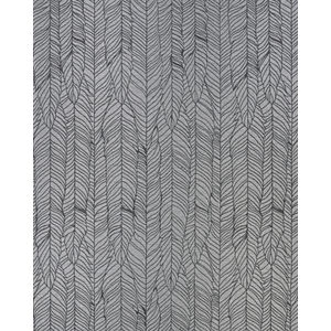 Dolce Majorelle Silver-Black Area Rug