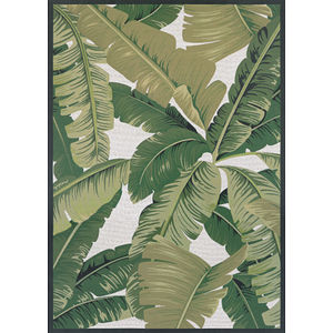 Dolce Palm Lily Hunter Green/Ivory Area Rug