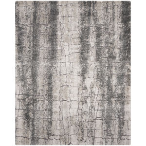 Dreamy Shag DRS01 Ivory/Charcoal Area Rug