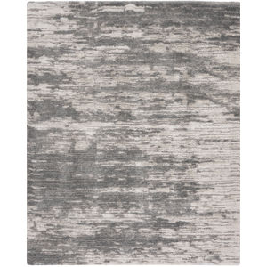 Dreamy Shag DRS02 Charcoal/Ivory Area Rug