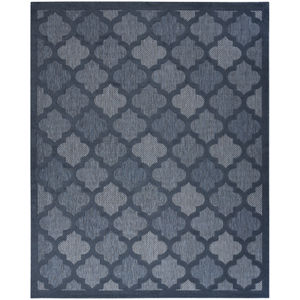 Easy Care NES01 Navy Blue Area Rug