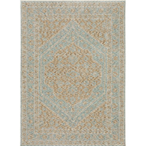 Echo ECH03 Beige/Blue Area Rug
