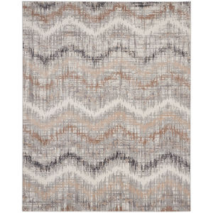 Elation ETN04 Grey Ivory Area Rug