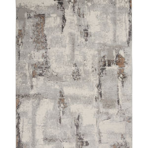Elation ETN06 Grey Ivory Area Rug