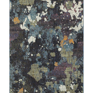 Evolution 8029a Navy/Green Area Rug