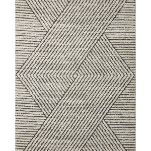 Fabian FAB-06 Charcoal/Ivory Area Rug