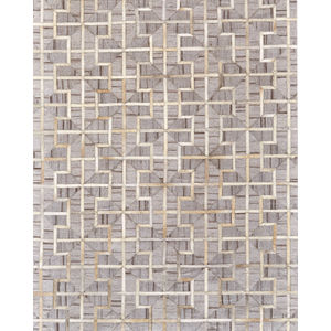 Fannin 0756F Gray/Ivory/Brown Rug