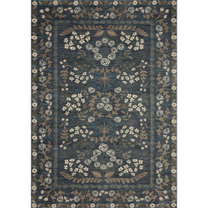 Fiore FIO-01 Navy Grey Area Rug