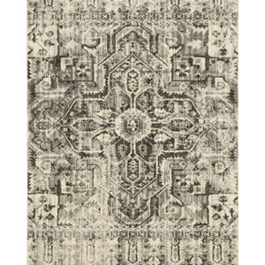 Florence 4333w Charcoal/Ivory Area Rug