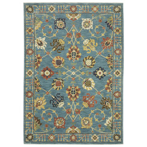 Francesca fr01e Blue/Multi Area Rug