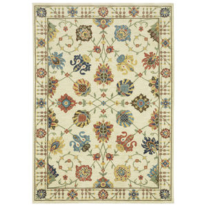 Francesca fr01g Ivory/Multi Area Rug