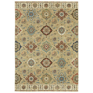 Francesca fr05d Beige/Multi Area Rug