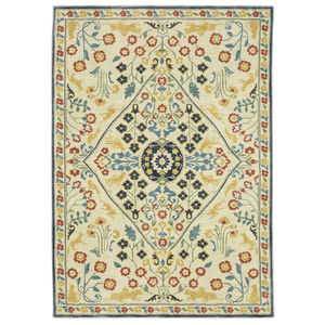 Francesca fr06b Ivory/Multi Area Rug