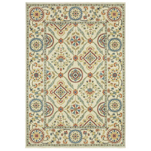Francesca fr07a Ivory/Multi Area Rug