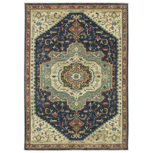 Francesca fr09f Blue/Multi Area Rug