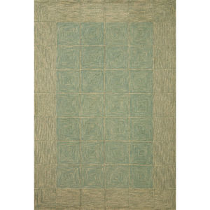 Francis FRA-02 Green/Natural Area Rug