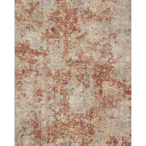Gaia GAA-03 Taupe/Brick Area Rug