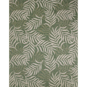 Garden Oasis GOA01 Green Ivory Area Rug