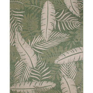 Garden Oasis GOA02 Green Ivory Area Rug