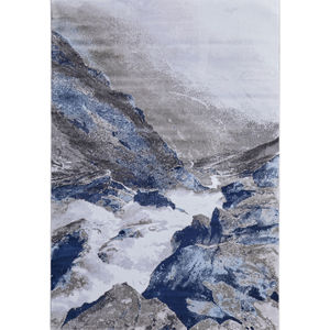 Gaspar 3838F Blue/Gray/White Rug