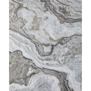 Gaspar 39KUF Taupe/Gray/Blue Rug