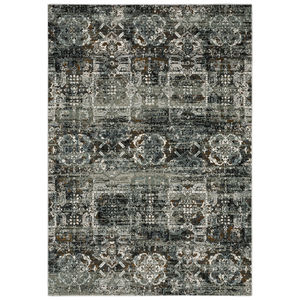 Gemini 2060v Charcoal/Multi Area Rug