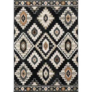Georgia 605f Charcoal/Ivory Area Rug