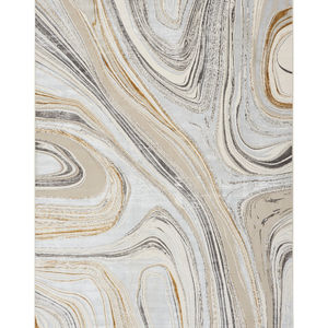 Glitz GLZ21 Grey Gold Area Rug