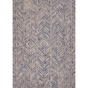 Gramercy 1611 Blue Herringbone Rug