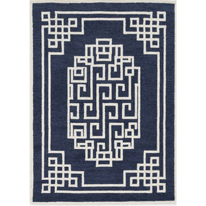Gramercy 1613 Navy Ivory Maysville Area Rug