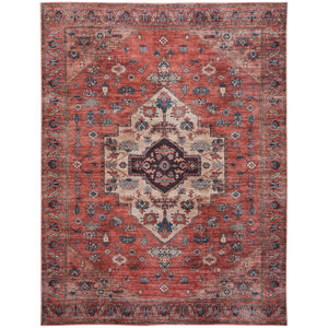 Grand Washables GRW03 Rust Multicolor Area Rug