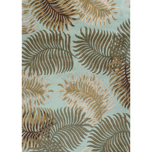 Havana 2612 Aqua Fern View Area Rug