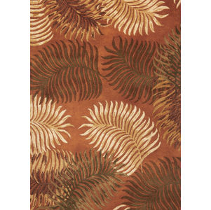 Havana 2623 Rust Fern View Area Rug
