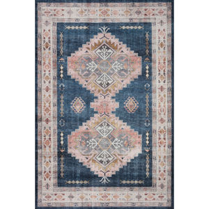Heidi HEI-03 Denim/Blush Area Rug