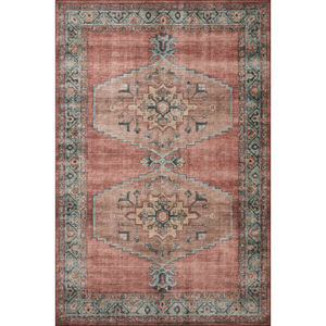 Heidi HEI-05 Spice/Aqua Area Rug