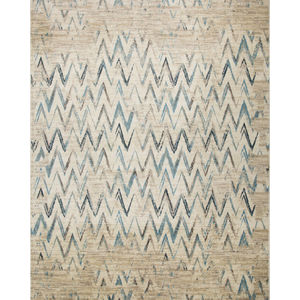 Heritage 9364 Ivory/Blue Chevron Area Rug