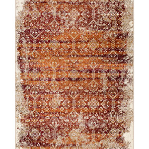 Heritage 9373 Ivory/Rust Anna Area Rug