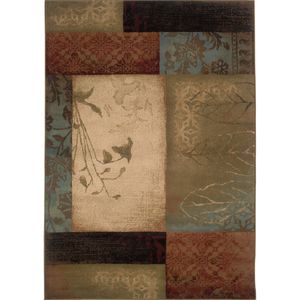Hudson 40a Beige/Green Area Rug