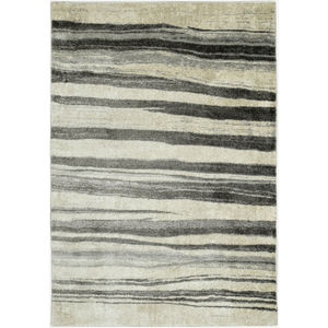 Hue Beige/Grey Landscapes Area Rug